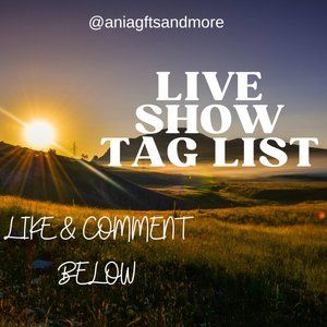 LIKE AND COMMENT TO BE ON MY TAG LIST